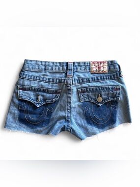 Y2K True Religion Denim Shorts